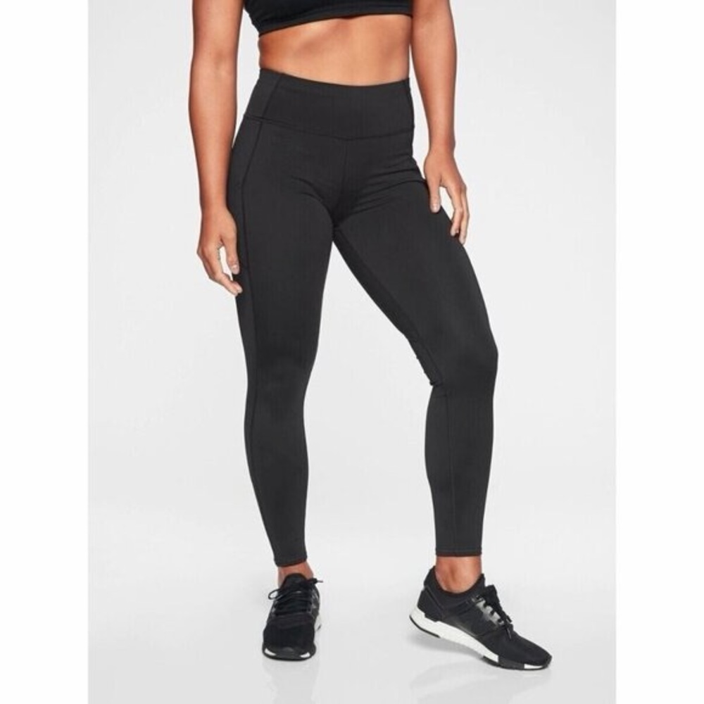 Athleta Black Contender Tight Leggings BLACK #383962 Size XXS